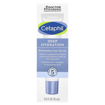 Cetaphil, głębokie nawodnienie, odświeżająca surowica oczu, bez zapachu, 0,5 fl oz (15 ml) Cetaphil, głębokie nawodnienie, odświeżająca surowica oczu, bez zapachu, 0,5 fl oz (15 ml)
