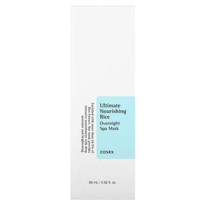 COSRX, Ultimate Nourishing Rice, Night Spa, Beauty Mask, 2.02 fl oz (60 ml)