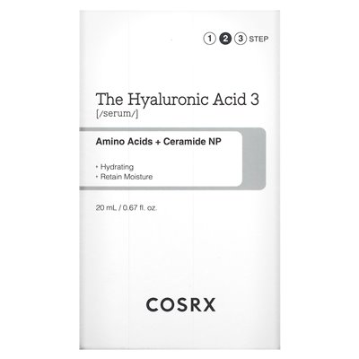 COSRX, Hyaluronic Acid Serum 3, 0.67 fl.Oz.(20 ml)