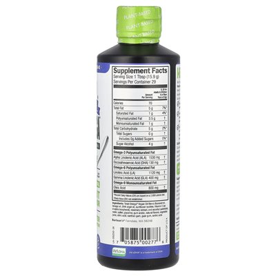 Barlean's Total Omega 3 6 Granatapfel-Beeren-Smoothie, 3980 mg, 16 oz (454 g)