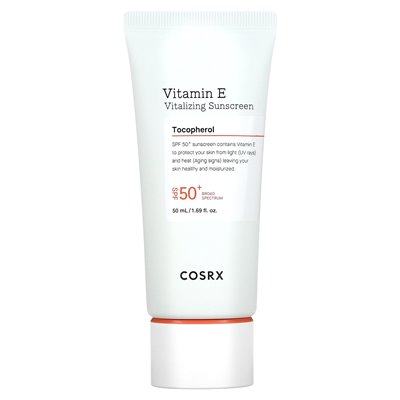 COSRX, witamina E, witalizujące filtr przeciwsłoneczny, SPF 50+, 1,69 fl oz (50 ml)