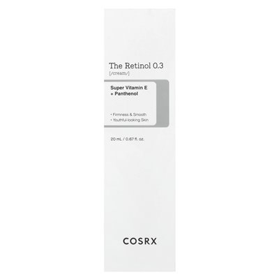 COSRX, retinol 0,3 krem, 0,67 fl oz (20 ml)