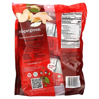 Crispy Green Crunchy Fruit All Apple, 4 Packungen, 0,53 oz (15 g)