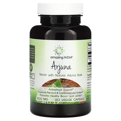 Amazing India, Arjuna, 500 mg, 120 vegetarische Kapseln