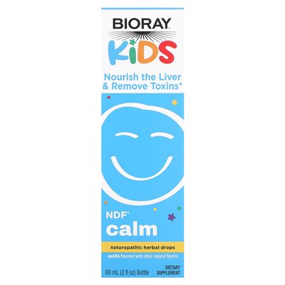 Bioray, Kids, NDF Calm, wanilia, 2 fl oz (60 ml)