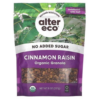 Alter Eco, Bio-Müsli, Zimt-Rosinen, 8 oz (227 g)
