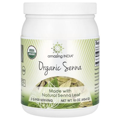 Niesamowite Indie, Organic Senna, 16 uncji (454 g) Niesamowite Indie, Organic Senna, 16 uncji (454 g)