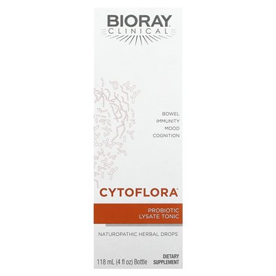 Bioray, Cytoflora, probiotyczny tonik lizatu, 4 fl Oz (118 ml) Bioray, Cytoflora, probiotyczny tonik lizatu, 4 fl Oz (118 ml)