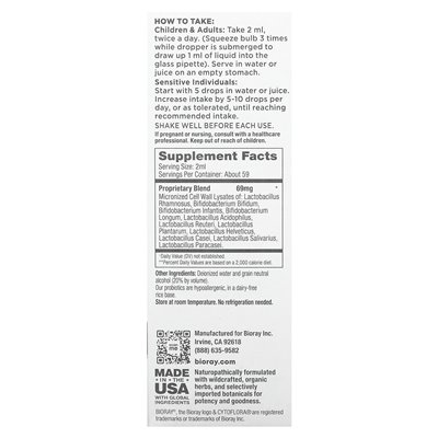 Bioray, Cytoflora, probiotyczny tonik lizatu, 4 fl Oz (118 ml) Bioray, Cytoflora, probiotyczny tonik lizatu, 4 fl Oz (118 ml)