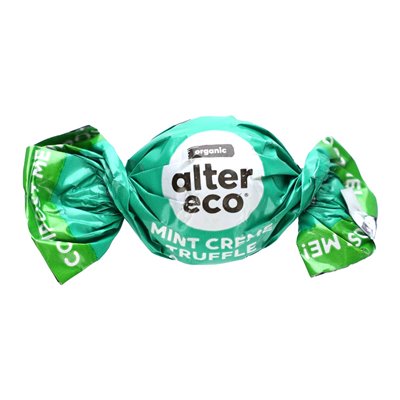 Alter Eco, Organic Mint Creme Trufle, ciemna czekolada, 4,2 uncji (120 g)
