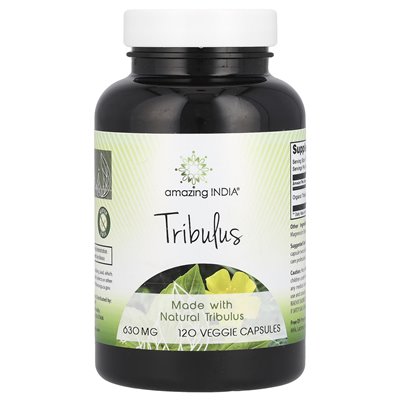 Amazing India, Tribulus, 630 mg, 120 Gemüsekapseln