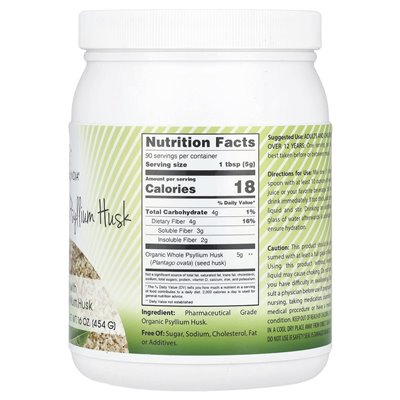 Amazing India, Bio-Flohsamenschalen, 16 oz (454 g) Amazing India, Bio-Flohsamenschalen, 16 oz (454 g)