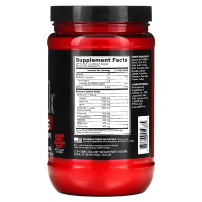 BSN, Aminox, EAAS, Muskelunterstützung und -regeneration, Strawberry Smok, 13,2 oz (375 g)