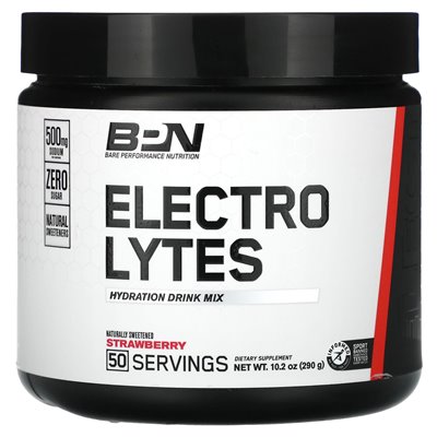 BPN, elektrolity, mieszanka napojów hydratacyjnych, truskawka, 10,2 uncji (290 g)