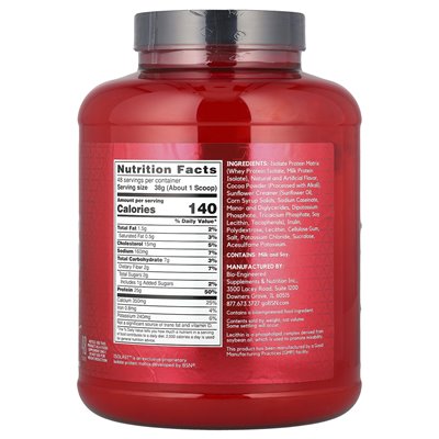BSN, Syntha-6 Izolat, Proszek Białkowy Do Picia, Milkshake czekoladowy, 4,02 funta (1,82 kg) BSN, Syntha-6 Izolat, Proszek Białkowy Do Picia, Milkshake czekoladowy, 4,02 funta (1,82 kg)