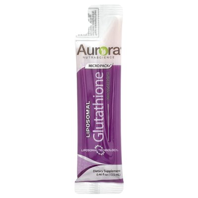 Aurora Nutascicience, Micro-Pack+, Liposomales Glutathion, 500 mg, 30 einzelne Flüssigkeitspackungen, 0,46 fl oz (13,5 ml)