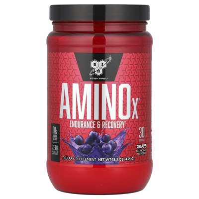 BSN, Aminox®, Endurance & Recovery, Grape, 15,3 uncji (435 g) BSN, Aminox®, Endurance & Recovery, Grape, 15,3 uncji (435 g)