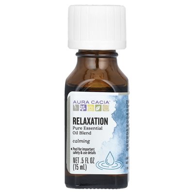 Aura Cacia, Pure Ess Essily Blend, Relaksation, 0,5 Fl Oz (15 ml)