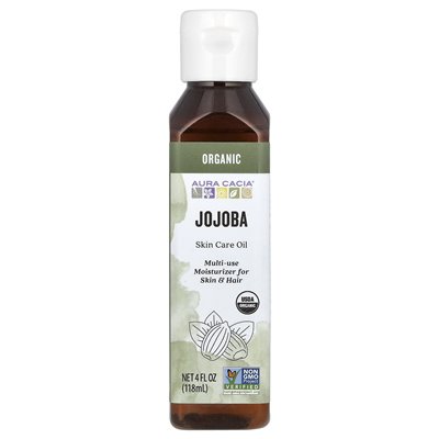Aura Cacia, Organiczny Olejek do Pielęgnacji Skóry, Jojoba, 4 uncje fl (118 ml). Aura Cacia, Organiczny Olejek do Pielęgnacji Skóry, Jojoba, 4 uncje fl (118 ml).