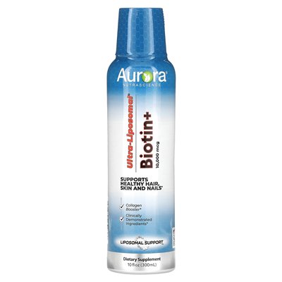 Aurora Nutascicience, Ultra-Liposom Biotin+, 10.000 mcg, 10 fl oz (300 ml) (5.000 mcg pro Teelöffel) Aurora Nutascicience, Ultra-Liposom Biotin+, 10.000 mcg, 10 fl oz (300 ml) (5.000 mcg pro Teelöffel)