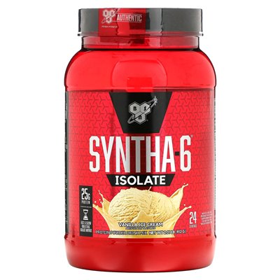 BSN, izolat Syntha-6®, białko w proszku, mieszanka lodów waniliowych, 2,01 funta (912 g)
