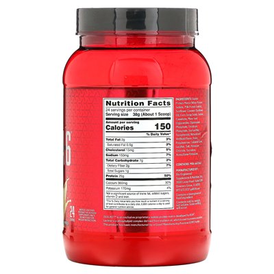 BSN, izolat Syntha-6®, białko w proszku, mieszanka lodów waniliowych, 2,01 funta (912 g)