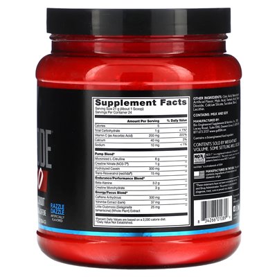 BSN, No-Xplode VASO, Ultimate Pump Pre-Trening, Razzle Dazzle, 1.11 funt (504 g) BSN, No-Xplode VASO, Ultimate Pump Pre-Trening, Razzle Dazzle, 1.11 funt (504 g)
