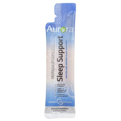 Aurora Nutascicience, Ultra-Liposomal®, wsparcie snu, 30 pakietów, 0,34 fl oz (10 ml)