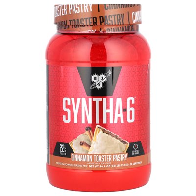 BSN, Syntha-6®, Protein Powder Drink Mix, Cinnamon Toster, 2,91 funta (1,32 kg)