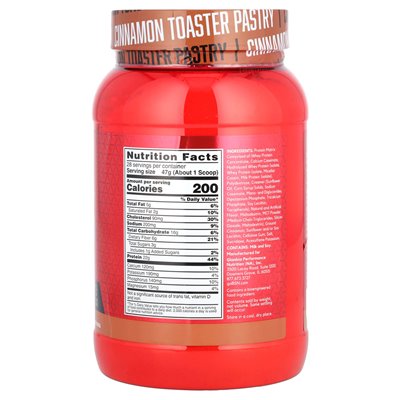 BSN, Syntha-6®, Protein Powder Drink Mix, Cinnamon Toster, 2,91 funta (1,32 kg)
