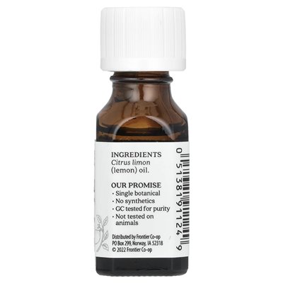 Aura Cacia, czysty olejk eteryczny, cytryna, 0,5 fl oz (15 ml) Aura Cacia, czysty olejk eteryczny, cytryna, 0,5 fl oz (15 ml)