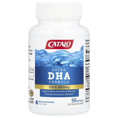 Catalo, Extra DHA Formuła, 90 softgels