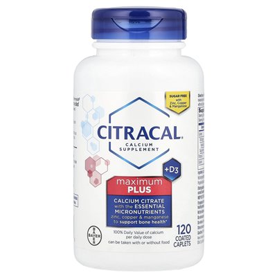 Cytracal, Calcium + D3 Supplement, Maximum Plus, 120 Coated Capsules