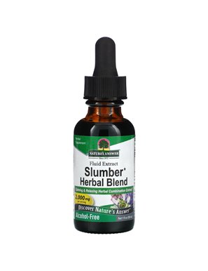 Nature's Answer, Mieszanka Ziołowa Ułatwiająca Zasypianie, Bezalkoholowa, 2,000 mg, 1 fl oz (30 ml)