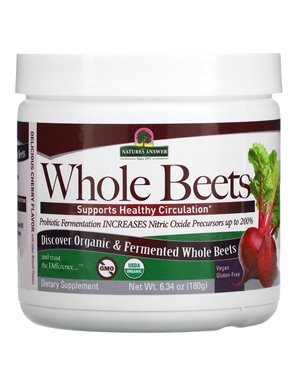 Nature's Answer, Whole Beetroot, 6.34 oz (180 g) Nature's Answer, Whole Beetroot, 6.34 oz (180 g)