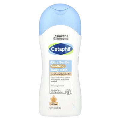 Cetaphil, Ultra Delikatne kojące mycie ciała, 16,9 Fl Oz (500 ml)