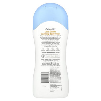 Cetaphil, Ultra Delikatne kojące mycie ciała, 16,9 Fl Oz (500 ml)