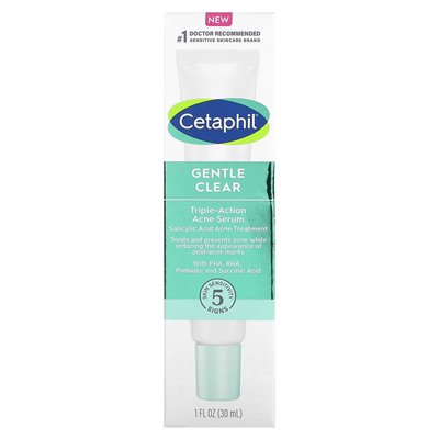 Cetaphil Gentle Clean Akne-Serum mit Dreifachwirkung, 1 Fl Oz (30 ml) Cetaphil Gentle Clean Akne-Serum mit Dreifachwirkung, 1 Fl Oz (30 ml)