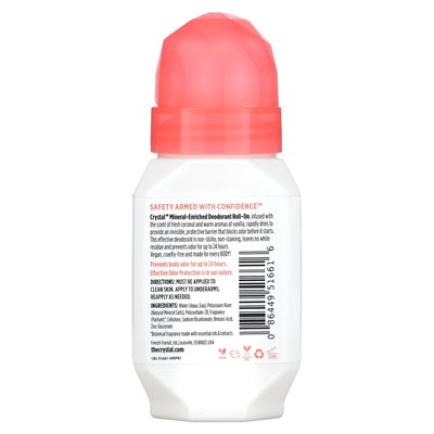 Kryształ, dezodorantowy dezodorant, kokos i wanilia, 2,25 fl oz (66 ml) Kryształ, dezodorantowy dezodorant, kokos i wanilia, 2,25 fl oz (66 ml)