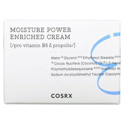 COSRX, Hydrium, mit Feuchtigkeit und Energie angereicherte Creme, 50 ml (1,69 fl. oz.)