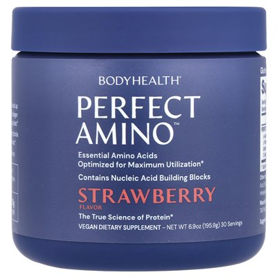 BodyHealth, Perfect Amino ™, Strawberry, 6,9 uncji (195,9 g)