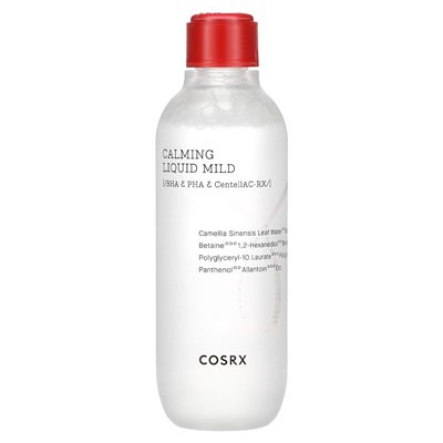 COSRX, Kolekcja prądu przemiennego, uspokajająca ciekła łagodna, 4,22 Fl Oz (125 ml)