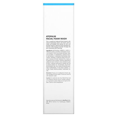 Atopalm, Gesichtswaschschaum, 5 fl oz (150 ml)