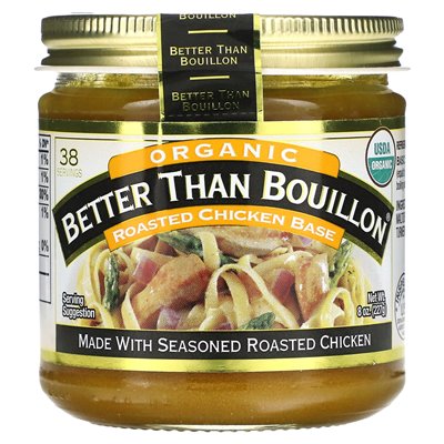 Lepsze niż Bouillon, organiczna pieczona baza kurczaka, 8 uncji (227 g) Lepsze niż Bouillon, organiczna pieczona baza kurczaka, 8 uncji (227 g)