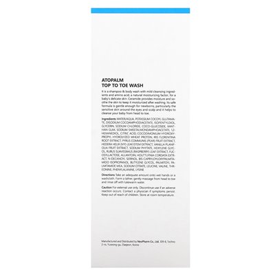 Atopalm, od góry do umywania palców, szampon nawilżający i mycie ciała, 10,1 fl oz (300 ml) Atopalm, od góry do umywania palców, szampon nawilżający i mycie ciała, 10,1 fl oz (300 ml)