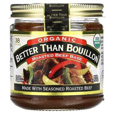 Lepsze niż Bouillon, organiczna pieczona podstawa wołowiny, 8 uncji (227 g)