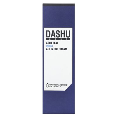 Dashu, Dla Mężczyzn, Aqua Real Moist All In One Krem, 5,17 uncji (153 ml) Dashu, Dla Mężczyzn, Aqua Real Moist All In One Krem, 5,17 uncji (153 ml)