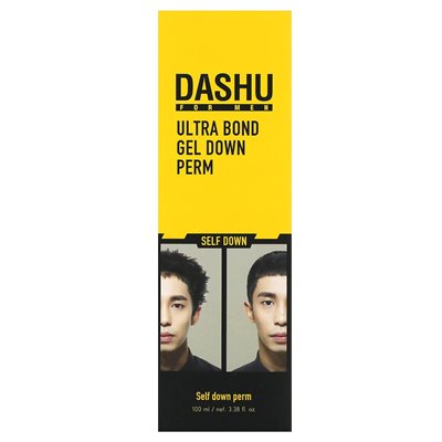 Dashu, For Men, Ultra Bond Gel Down Perm, 3.38 fl oz (100 ml) Dashu, For Men, Ultra Bond Gel Down Perm, 3.38 fl oz (100 ml)