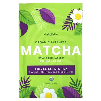 Cederberg Tea Co, ekologiczna japońska matcha proszek, 4 uncje (113 g) Cederberg Tea Co, ekologiczna japońska matcha proszek, 4 uncje (113 g)