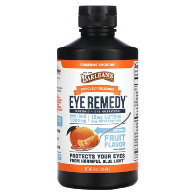 Barlean's, Really Delicious, Eye Medicine, Tangerine Cocktail, 16 oz (454 g)